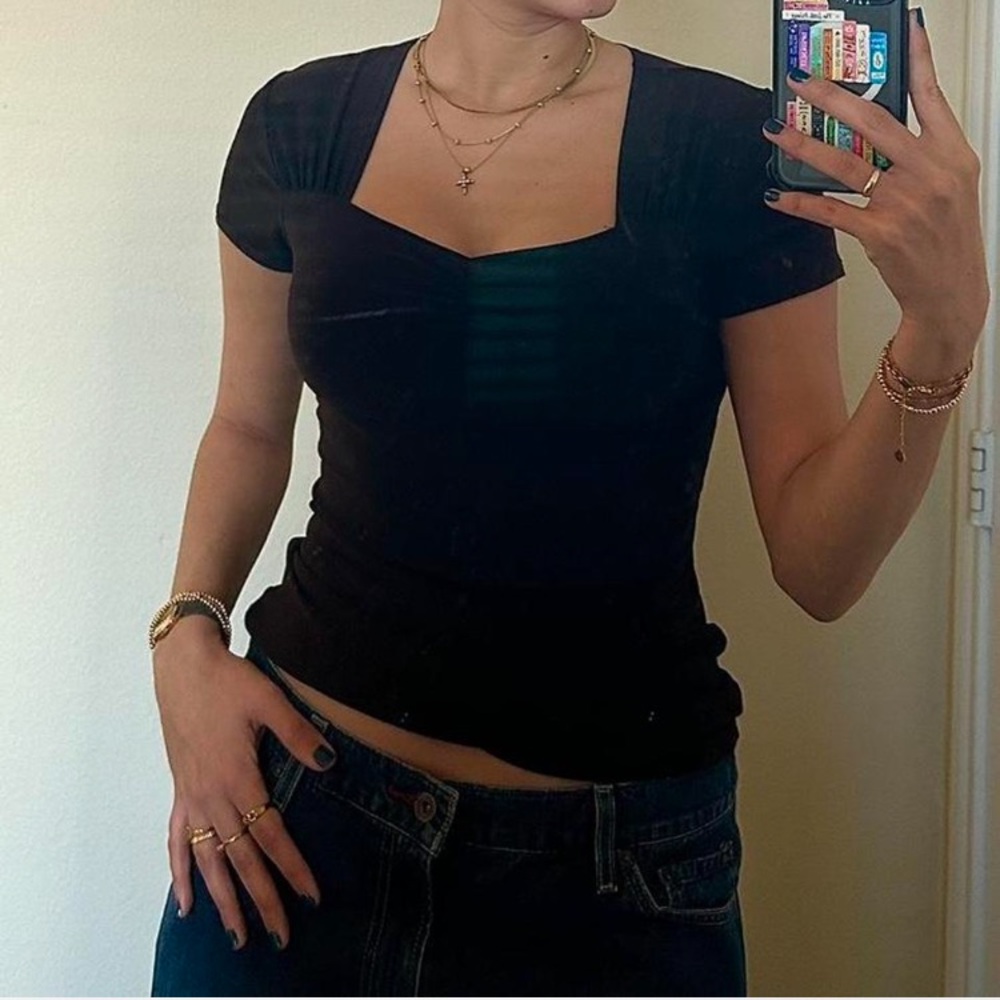 Brown beautiful top